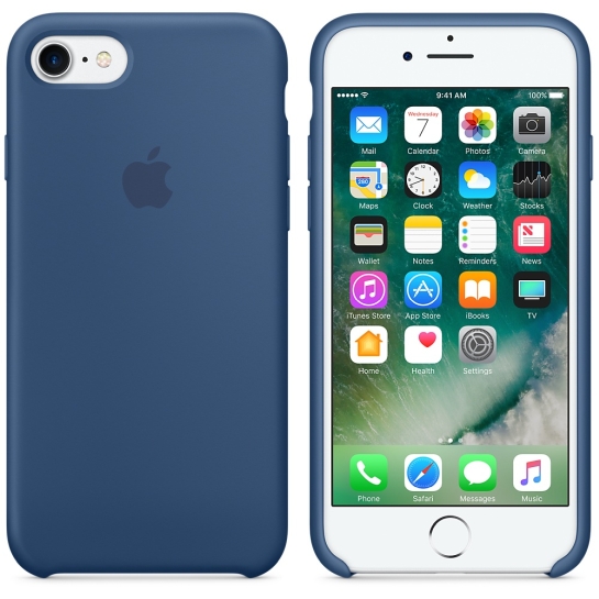 Чехол Apple Silicone Case for iPhone 8/7 Ocean Blue* - цена, характеристики, отзывы, рассрочка, фото 2