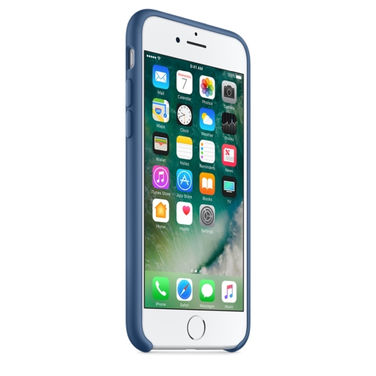 Чохол Apple Silicone Case for iPhone 8/7 Ocean Blue* - ціна, характеристики, відгуки, розстрочка, фото 4