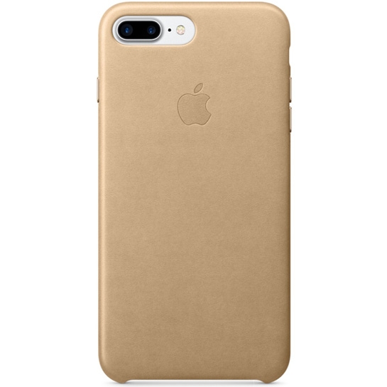 Чохол Apple Leather Case for iPhone 8 Plus/7 Plus Tan - ціна, характеристики, відгуки, розстрочка, фото 1