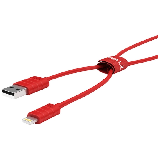 Кабель iWALK Lightning cable 8 pin for iPhone Red - ціна, характеристики, відгуки, розстрочка, фото 3