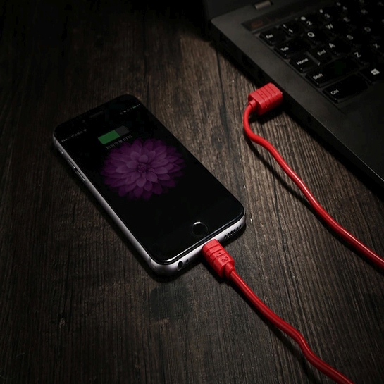 Кабель iWALK Lightning cable 8 pin for iPhone Red  - цена, характеристики, отзывы, рассрочка, фото 5
