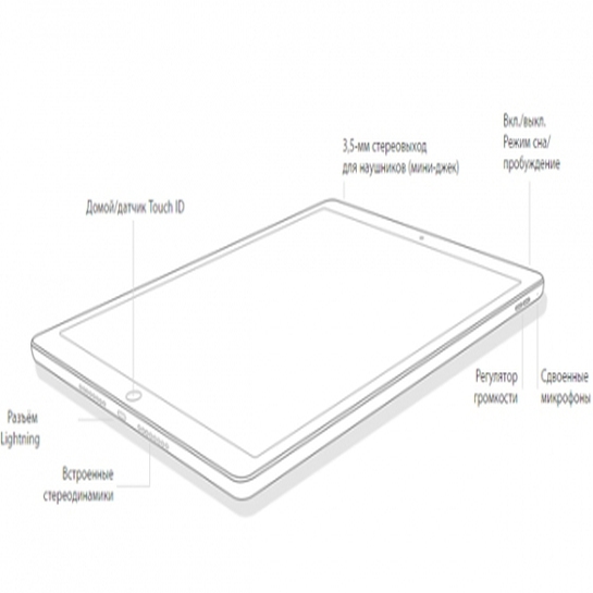 Планшет Apple iPad mini 4 Retina 32Gb Wi-Fi + 4G Space Gray - ціна, характеристики, відгуки, розстрочка, фото 7