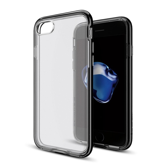 Чохол SGP Case Neo Hybrid Crystal Jet Black for iPhone 8/7 - ціна, характеристики, відгуки, розстрочка, фото 1