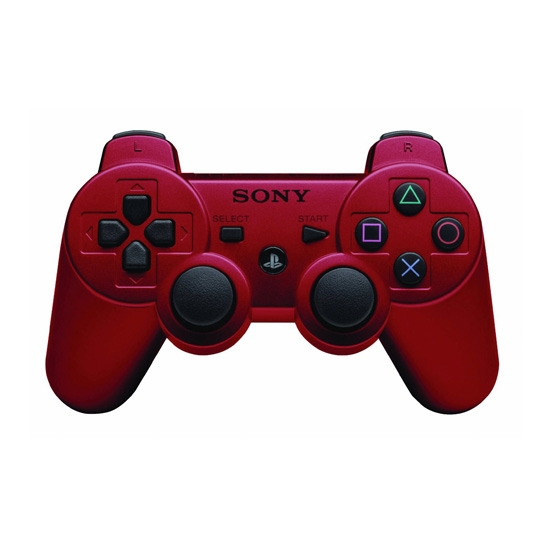 Джойстик PS3 DualShock Deep Red - ціна, характеристики, відгуки, розстрочка, фото 1