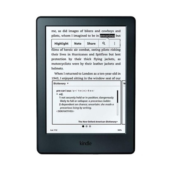 Электронная книга Amazon Kindle 6 Touch Wi-Fi 6" 4GB Black - цена, характеристики, отзывы, рассрочка, фото 1