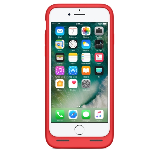 Чохол Apple Smart Battery Case for iPhone 8/7 Red - ціна, характеристики, відгуки, розстрочка, фото 2