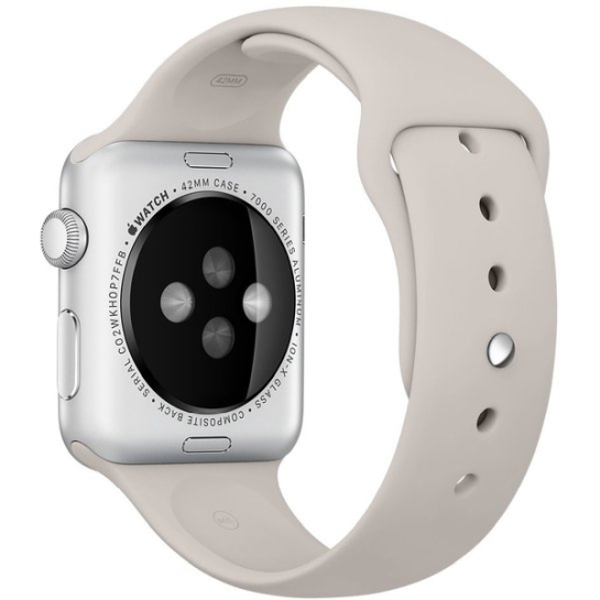 Ремешок Apple Sport Band for Apple Watch 42mm/44mm Stone - цена, характеристики, отзывы, рассрочка, фото 2