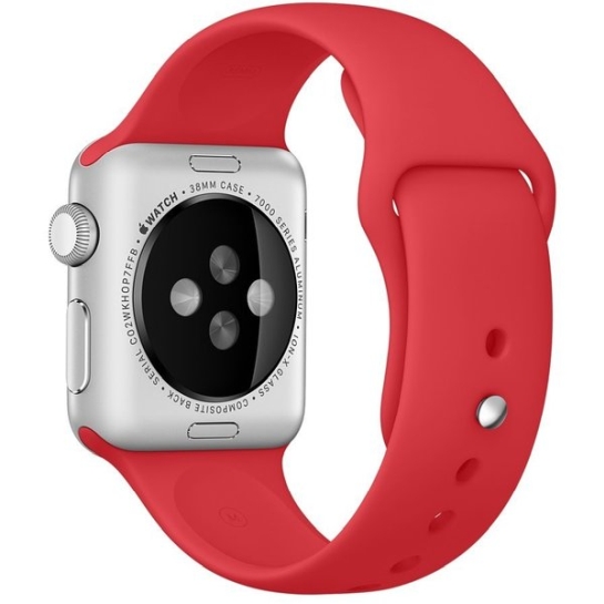 Ремінець Apple Sport Band for Apple Watch 38mm/40mm Product Red - ціна, характеристики, відгуки, розстрочка, фото 2