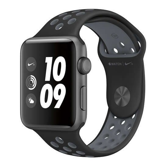 Смарт Часы Apple Watch Series 2 42mm Space Gray Aluminum Case with Black/Cool Gray Nike Sport Band - цена, характеристики, отзывы, рассрочка, фото 1