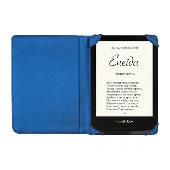 Чохол-книжка PocketBook для PocketBook 6" Blue Metal - ціна, характеристики, відгуки, розстрочка, фото 3