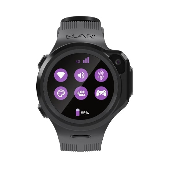 Детские смарт-часы Elari KidPhone 4G Round Black с GPS-трекером и видеозвонками - цена, характеристики, отзывы, рассрочка, фото 2