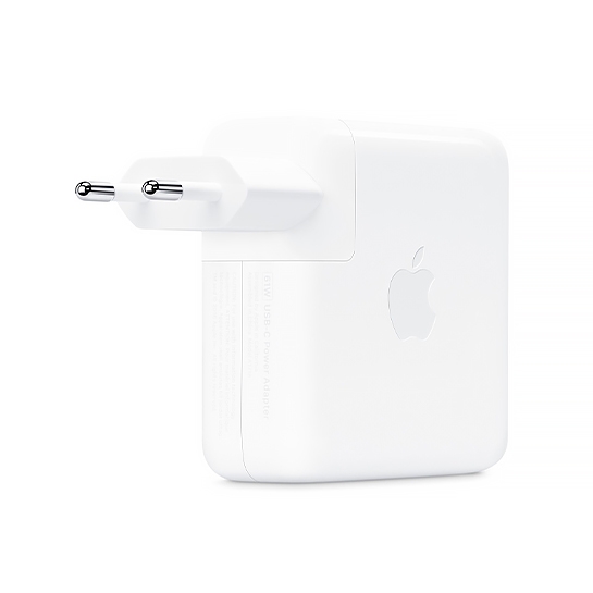 Комплект зарядки для Macbook (Apple 61W USB-C Power Adapter + Кабель Apple USB-C Charge Cable 2m) - ціна, характеристики, відгуки, розстрочка, фото 3