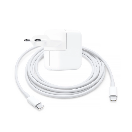 Комплект зарядки для Macbook (Apple 30W USB-C Power Adapter + Кабель Apple USB-C Charge Cable 2m)