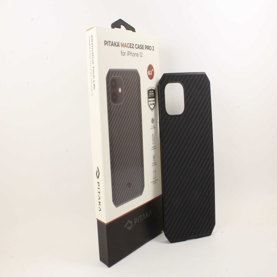 Чохол Pitaka MagEZ Pro 2 Twill Case for iPhone 12 Black/Gray - ціна, характеристики, відгуки, розстрочка, фото 3