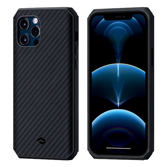 Чехол Pitaka MagEZ Pro 2 Twill Case for iPhone 12 Pro Black/Grey - цена, характеристики, отзывы, рассрочка, фото 1