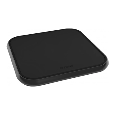 Бездротовий зарядний пристрій ZENS Single Aluminium Wireless Charger with USB-C 18W PD Wall Charger Black - цена, характеристики, отзывы, рассрочка, фото 1