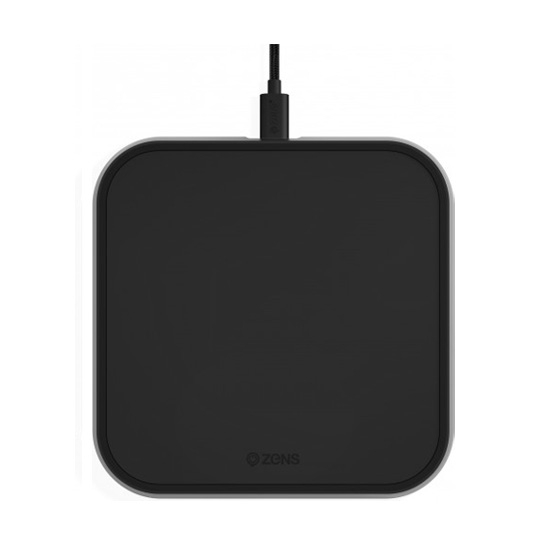 Беспроводное зарядное устройство ZENS Single Aluminium Wireless Charger with USB-C 18W PD Wall Charger Black - цена, характеристики, отзывы, рассрочка, фото 3
