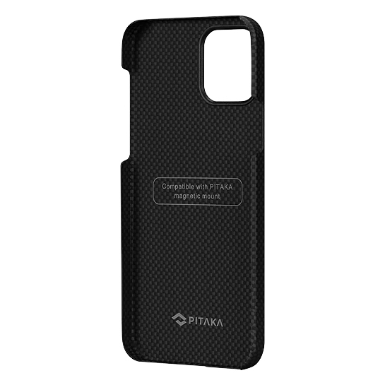 Чохол Pitaka MagEZ Plain Case for iPhone 12 Black/Grey - ціна, характеристики, відгуки, розстрочка, фото 2