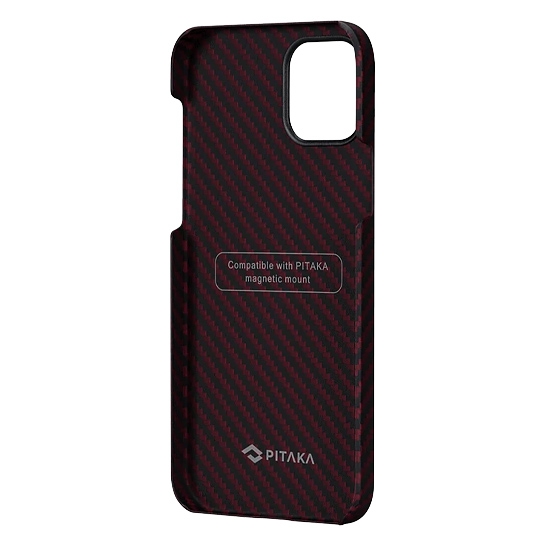 Чехол Pitaka MagEZ Twill Case for iPhone 12 Black/Red - цена, характеристики, отзывы, рассрочка, фото 2