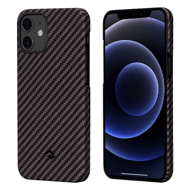 Чехол Pitaka MagEZ Twill Case for iPhone 12 Black/RoseGold - цена, характеристики, отзывы, рассрочка, фото 1