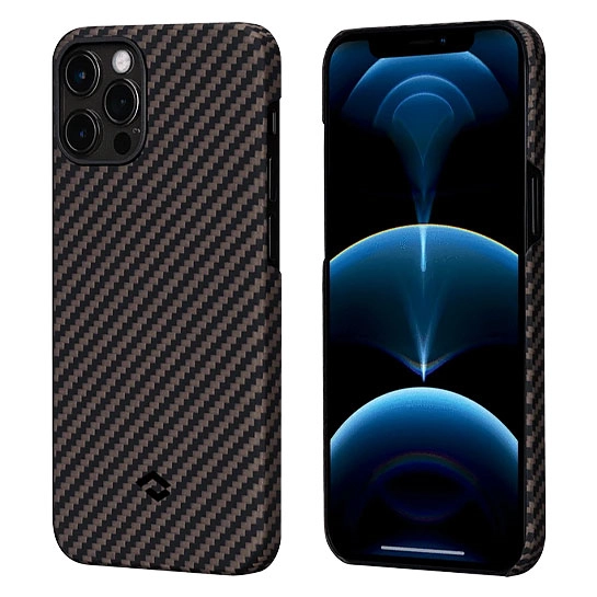 Чехол Pitaka MagEZ Twill Case for iPhone 12 Pro Black/RoseGold
