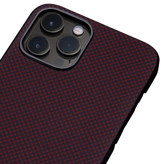 Чохол Pitaka MagEZ Plain Case for iPhone 12 Pro Max Black/Red - ціна, характеристики, відгуки, розстрочка, фото 3