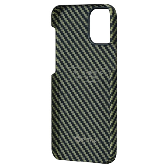 Чохол Pitaka MagEZ Twill Case for iPhone 12 Pro Max Black/Yellow - ціна, характеристики, відгуки, розстрочка, фото 2