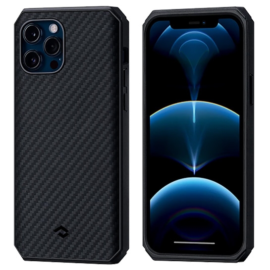 Чохол Pitaka MagEZ Pro 2 Twill Case for iPhone 12 Pro Max Black/Grey - ціна, характеристики, відгуки, розстрочка, фото 1