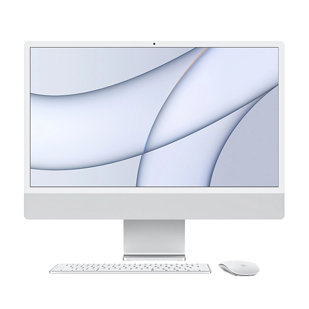 Моноблок Apple iMac 24" M1 Chip 256Gb/8GPU Silver 2021 (MGPC3)