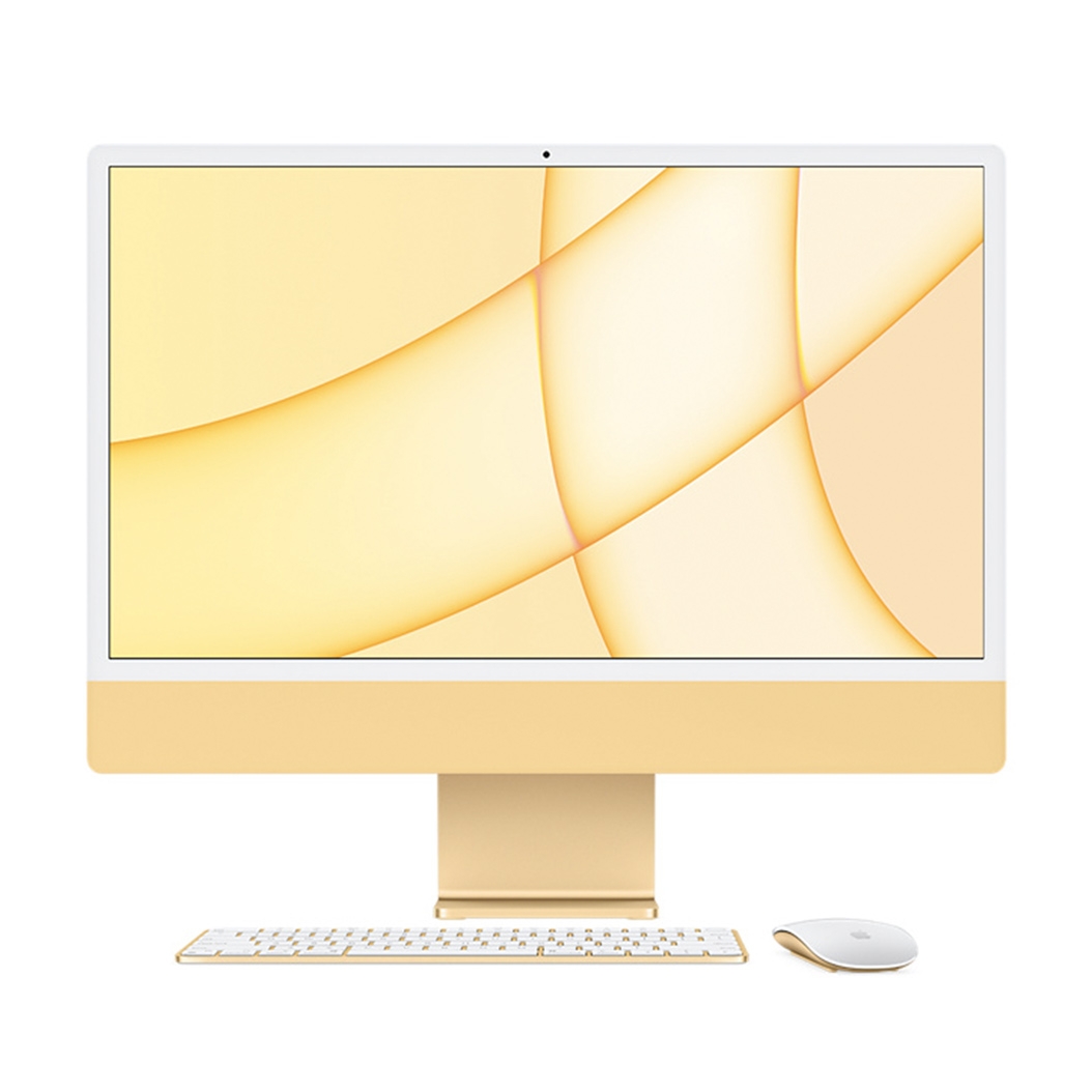 Моноблок Apple iMac 24" M1 Chip 256Gb/8GPU Yellow 2021 (Z12S000N7) - ціна, характеристики, відгуки, розстрочка, фото 1