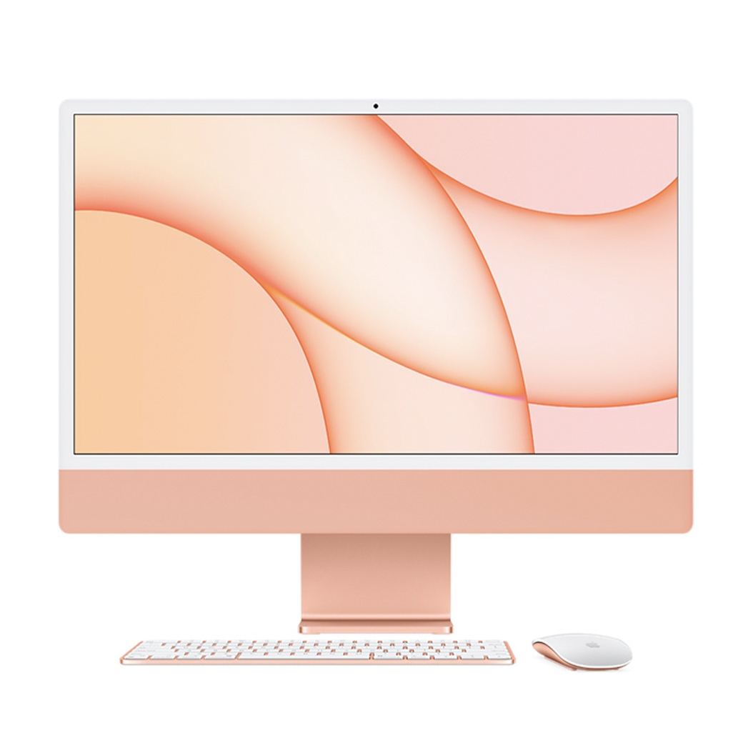 Моноблок Apple iMac 24" M1 Chip 512Gb/8GPU Orange 2021 (Z132000N9) - ціна, характеристики, відгуки, розстрочка, фото 1