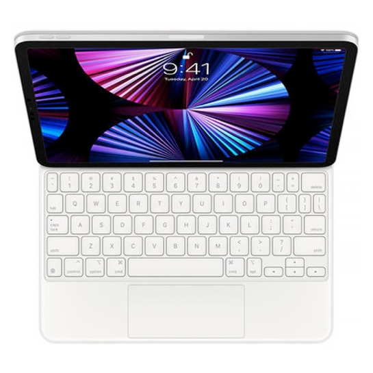 Чохол-клавіатура Apple Magic Keyboard White for iPad Air 4 10.9"/iPad Pro 11" (2018-2021) - ціна, характеристики, відгуки, розстрочка, фото 1