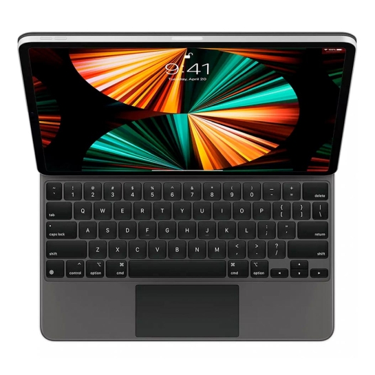 Чохол-клавіатура Apple Magic Keyboard Black for iPad Pro 12.9" (2018-2021) (MJQK3) - ціна, характеристики, відгуки, розстрочка, фото 1