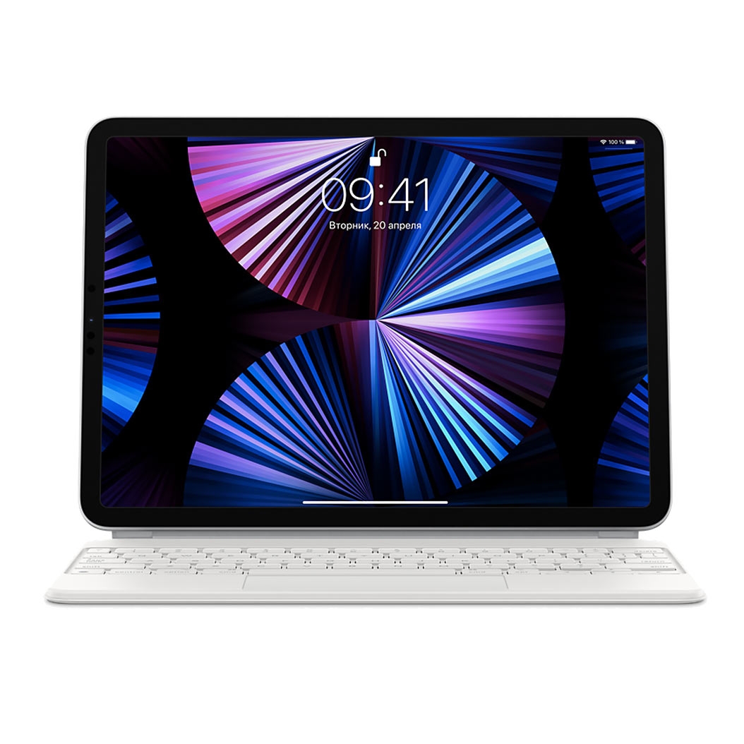Чехол-клавиатура Apple Magic Keyboard White for iPad Air 4 10.9"/iPad Pro 11" (2018-2021) - цена, характеристики, отзывы, рассрочка, фото 2