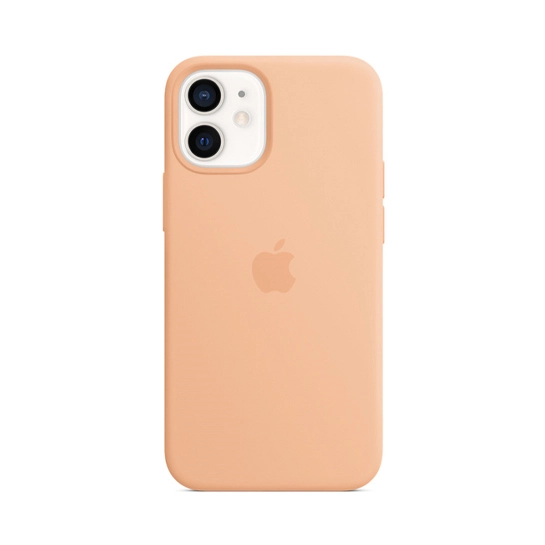 Чехол Apple Silicone Case with MagSafe for iPhone 12 Mini Cantaloupe