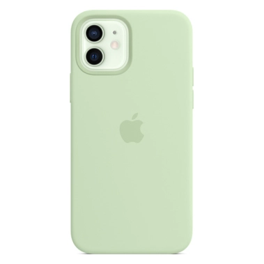 Чехол Apple Silicone Case with MagSafe for iPhone 12/12 Pro Pistachio - цена, характеристики, отзывы, рассрочка, фото 1