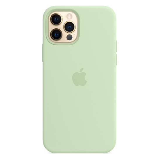 Чехол Apple Silicone Case with MagSafe for iPhone 12/12 Pro Pistachio - цена, характеристики, отзывы, рассрочка, фото 2