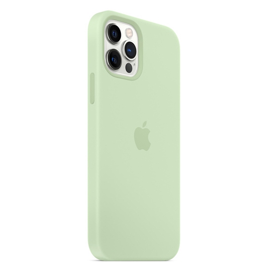 Чохол Apple Silicone Case with MagSafe for iPhone 12/12 Pro Pistachio - ціна, характеристики, відгуки, розстрочка, фото 5