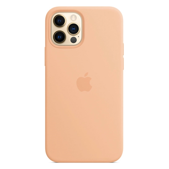 Чохол Apple Silicone Case with MagSafe for iPhone 12/12 Pro Cantaloupe