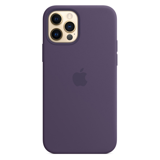 Чохол Apple Silicone Case with MagSafe for iPhone 12/12 Pro Amethyst - ціна, характеристики, відгуки, розстрочка, фото 2