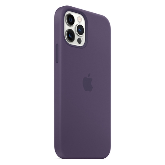 Чохол Apple Silicone Case with MagSafe for iPhone 12/12 Pro Amethyst - ціна, характеристики, відгуки, розстрочка, фото 4