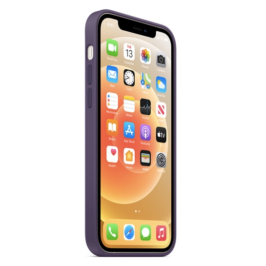 Чохол Apple Silicone Case with MagSafe for iPhone 12/12 Pro Amethyst - ціна, характеристики, відгуки, розстрочка, фото 5