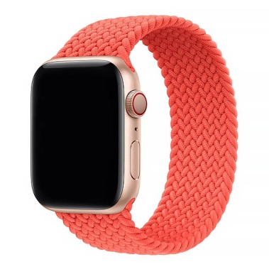 Ремешок Apple Watch Braided Solo Loop 42mm/44mm Electric Orange - Size 9 - цена, характеристики, отзывы, рассрочка, фото 1