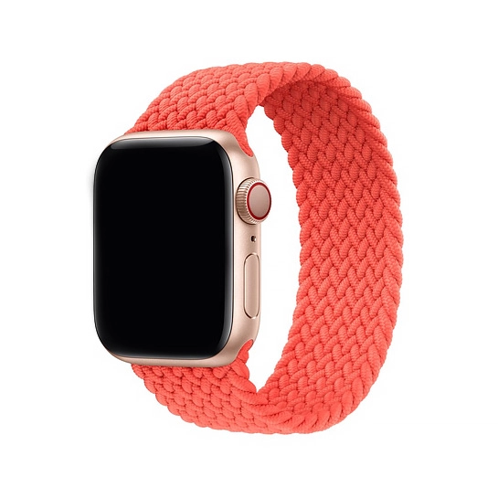 Ремешок Apple Watch Braided Solo Loop 38mm/40mm Electric Orange - Size 9