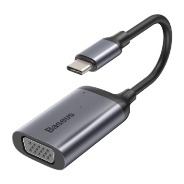 Переходник Baseus Enjoyment Series Type-C VGA+PD HUB Convertor - цена, характеристики, отзывы, рассрочка, фото 1