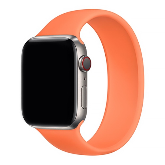 Ремінець Apple Watch Solo Loop 42mm/44mm Kumquat - Size 4 - ціна, характеристики, відгуки, розстрочка, фото 1