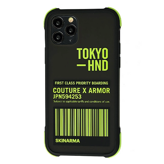 Чехол SkinArma Shirudo Anti-Shock Case for iPhone 11 Pro Black/Green