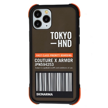 Чехол SkinArma Shirudo Anti-Shock Case for iPhone 11 Pro Max Black/Orange - цена, характеристики, отзывы, рассрочка, фото 1