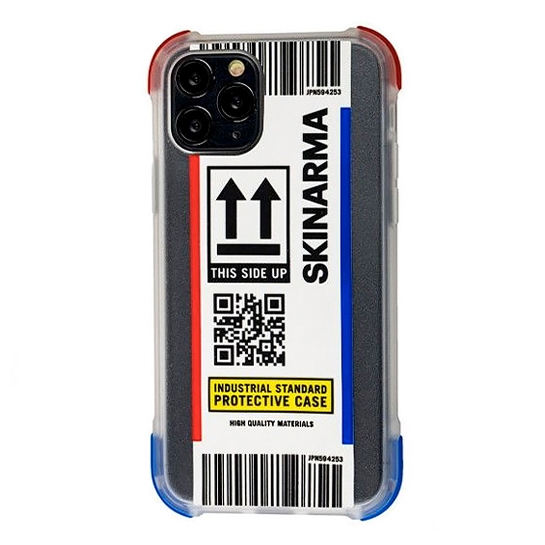 Чохол SkinArma Shirudo Anti-Shock Case for iPhone 11 Pro Transparent/Red - ціна, характеристики, відгуки, розстрочка, фото 1