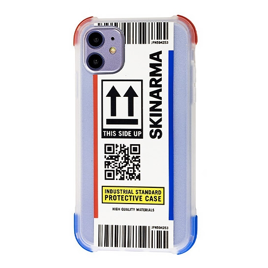 Чохол SkinArma Shirudo Anti-Shock Case for iPhone 11 Transparent/Red - цена, характеристики, отзывы, рассрочка, фото 1